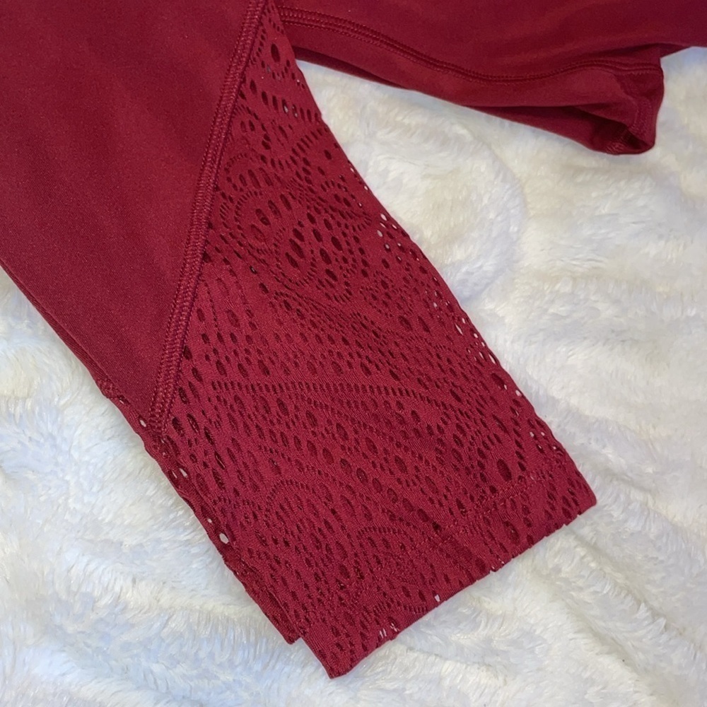 PINK Victorias Secret Sport Lace Leggings - Picture 4 of 10